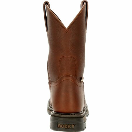 Rocky Original Ride FLX Unlined Western Boot, BROWN, M, Size 15 RKW0349